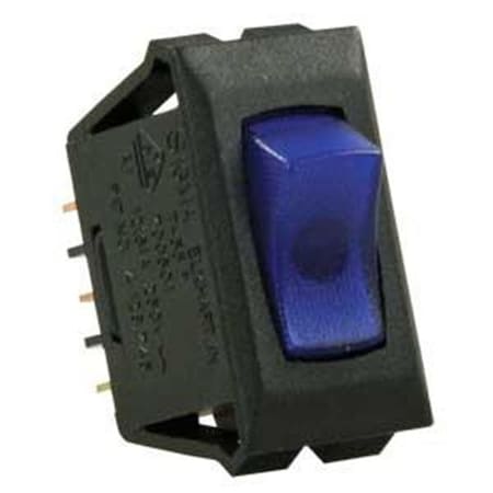 Jr Products JR PRODUCTS 13685 Indicator Light Switch - Blue - Black J45-13685